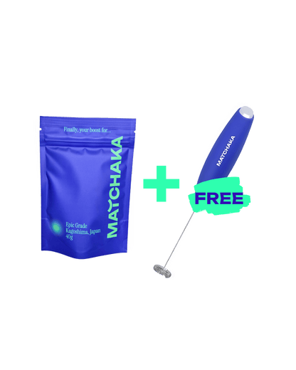 Matchaka - Epic Grade WITH FREE ELECTRIC FROTHER - Matchaka